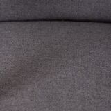 Fauteuil vintage des années 60 en teck bois et tissu design danois