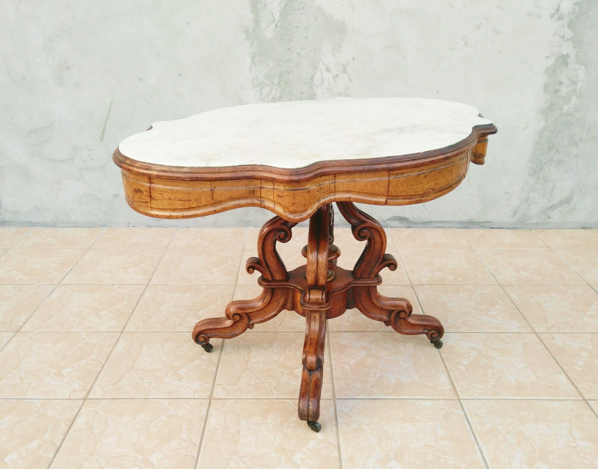 Table violin period Napoleon III