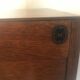 Vintage wooden curtain binder cabinet 1950-1960