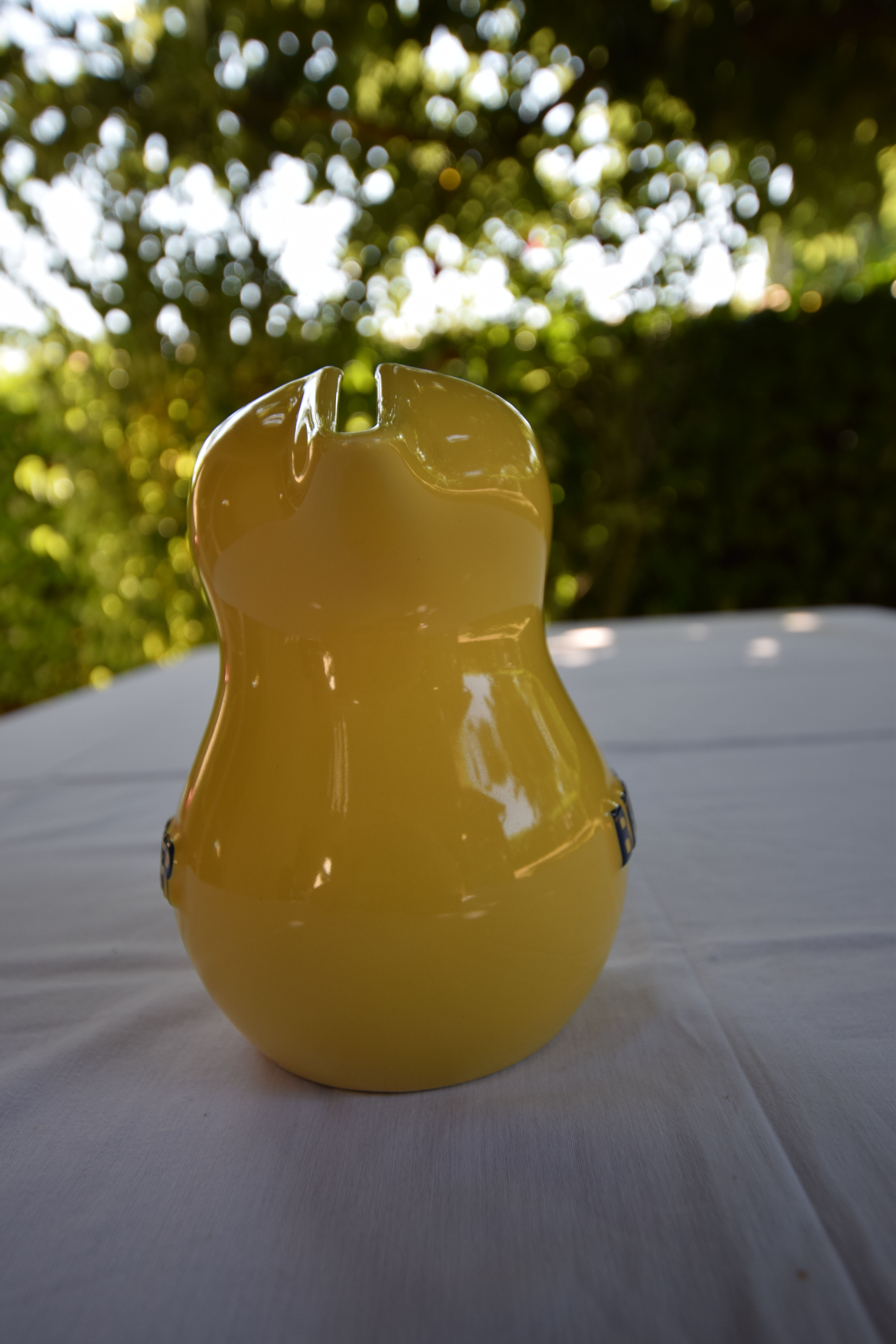 Vintage ceramic shepherd pitcher