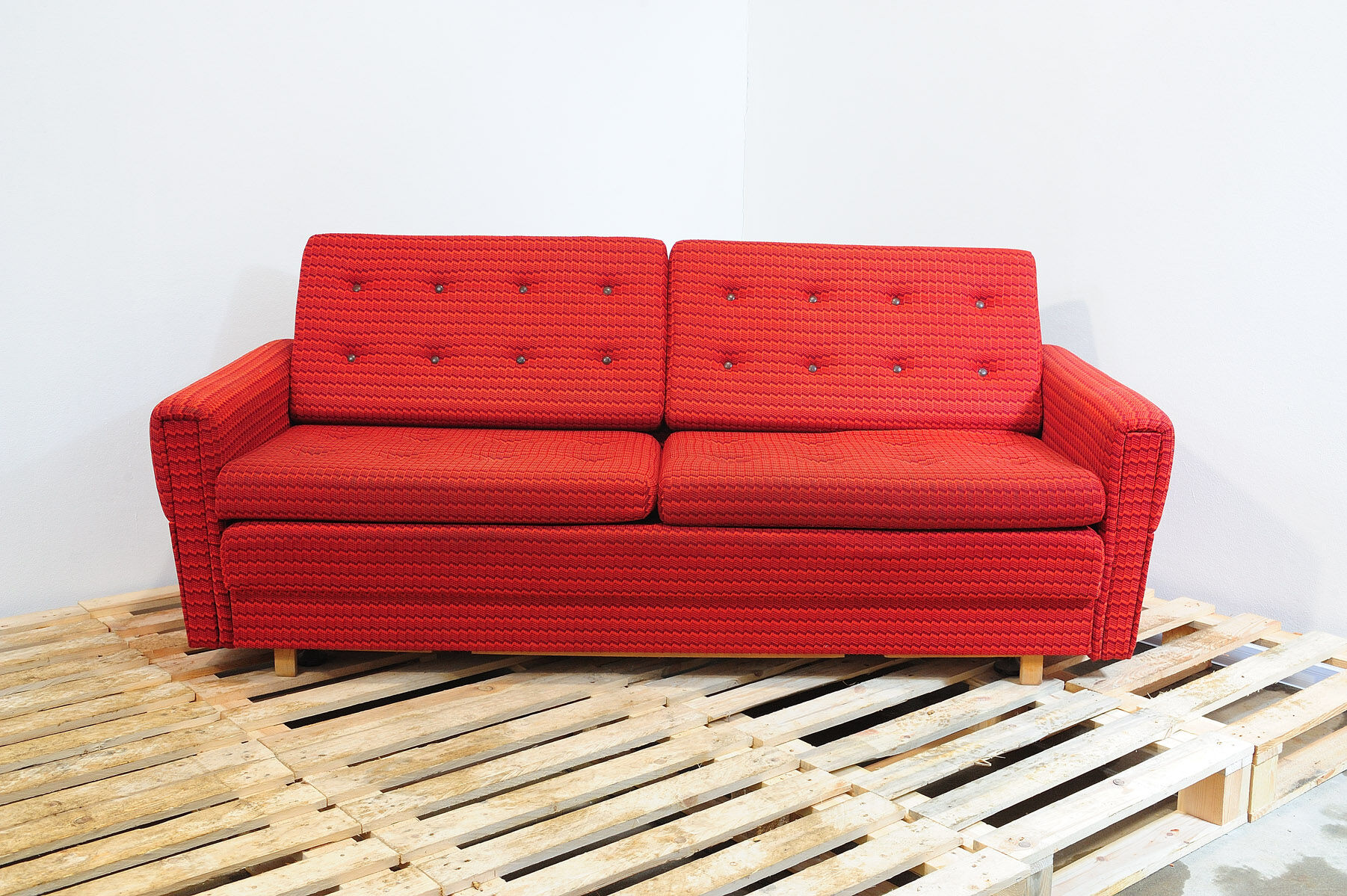 Ensemble de salon vintage bloc de l’Est, Tchécoslovaquie, années 1970