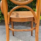 Sculptural bendwood side chair model