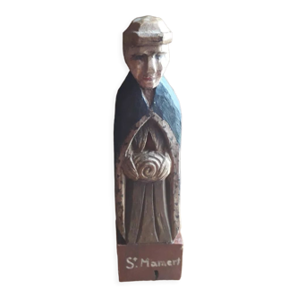 Statuette en chêne  d'Armel Dü