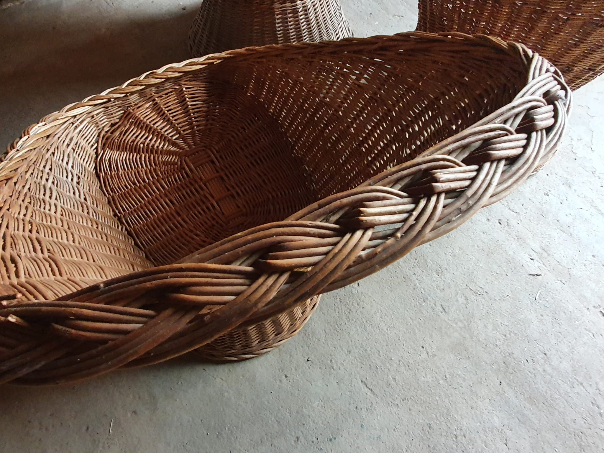 Vintage wicker living room set