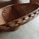 Vintage wicker living room set