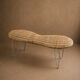 Peanut bench IKEA vintage circa 1980