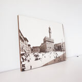 Photograph on wood panel - Florence Italy