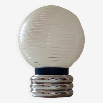 Lampe à poser chrome années 70