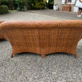 Rattan sofa and armchair