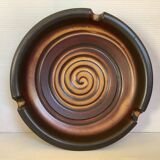 Large empty pocket spiral ashtray Jan Van Erp