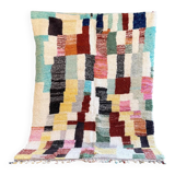 Moroccan Berber rug M'rirt colorful with geometric patterns