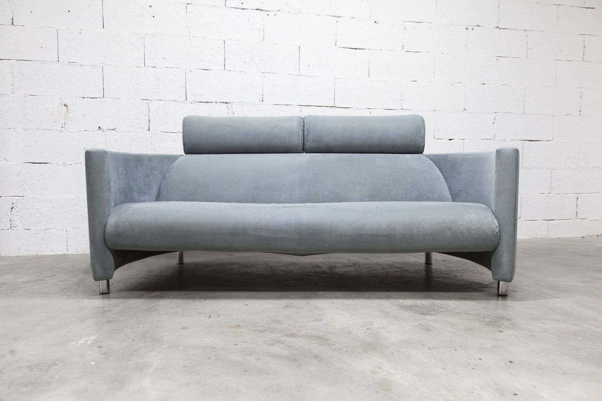 Negresco Sofa Design Bernard Massot for Neology France Moiré Velvet