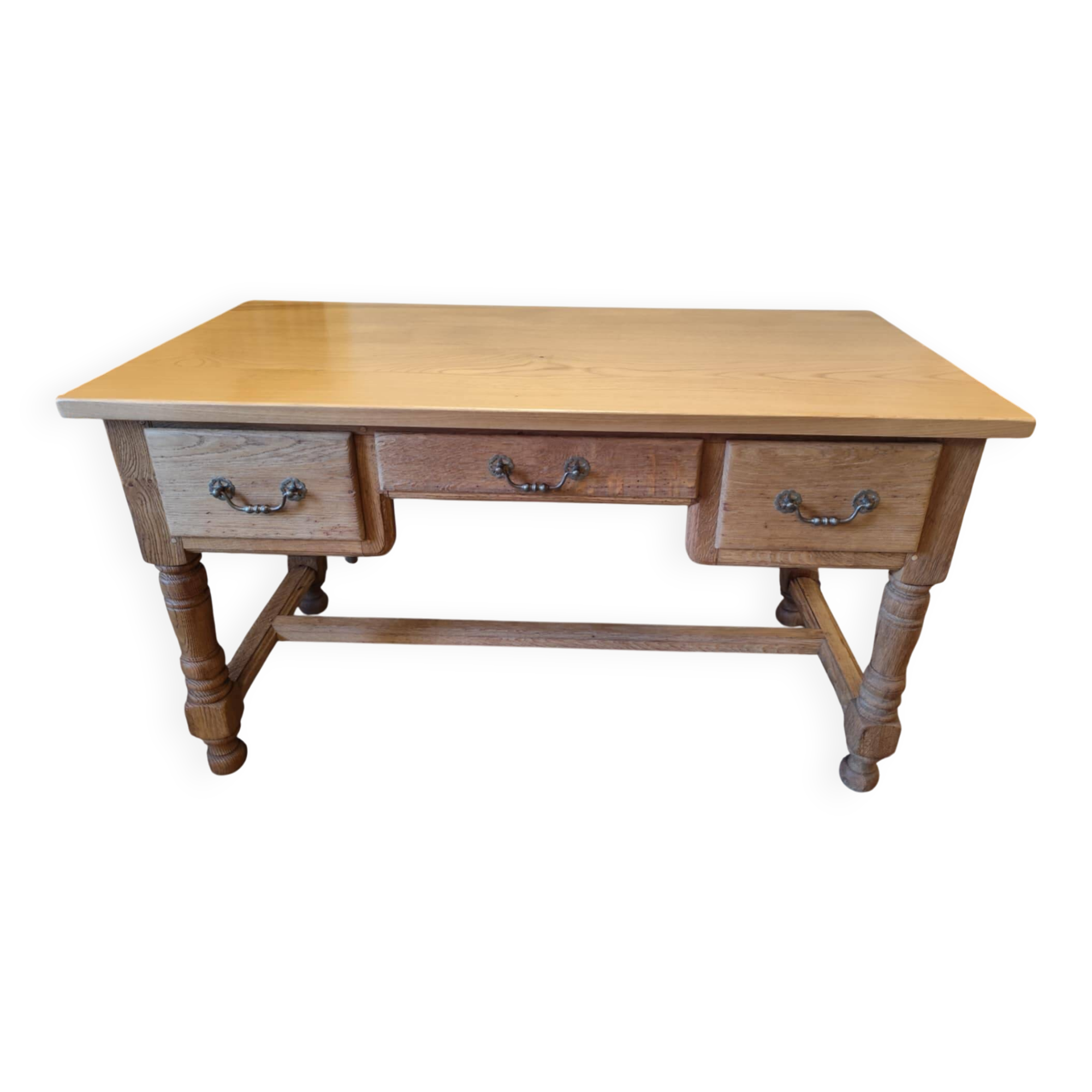 Solid oak desk