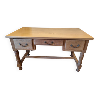 Solid oak desk