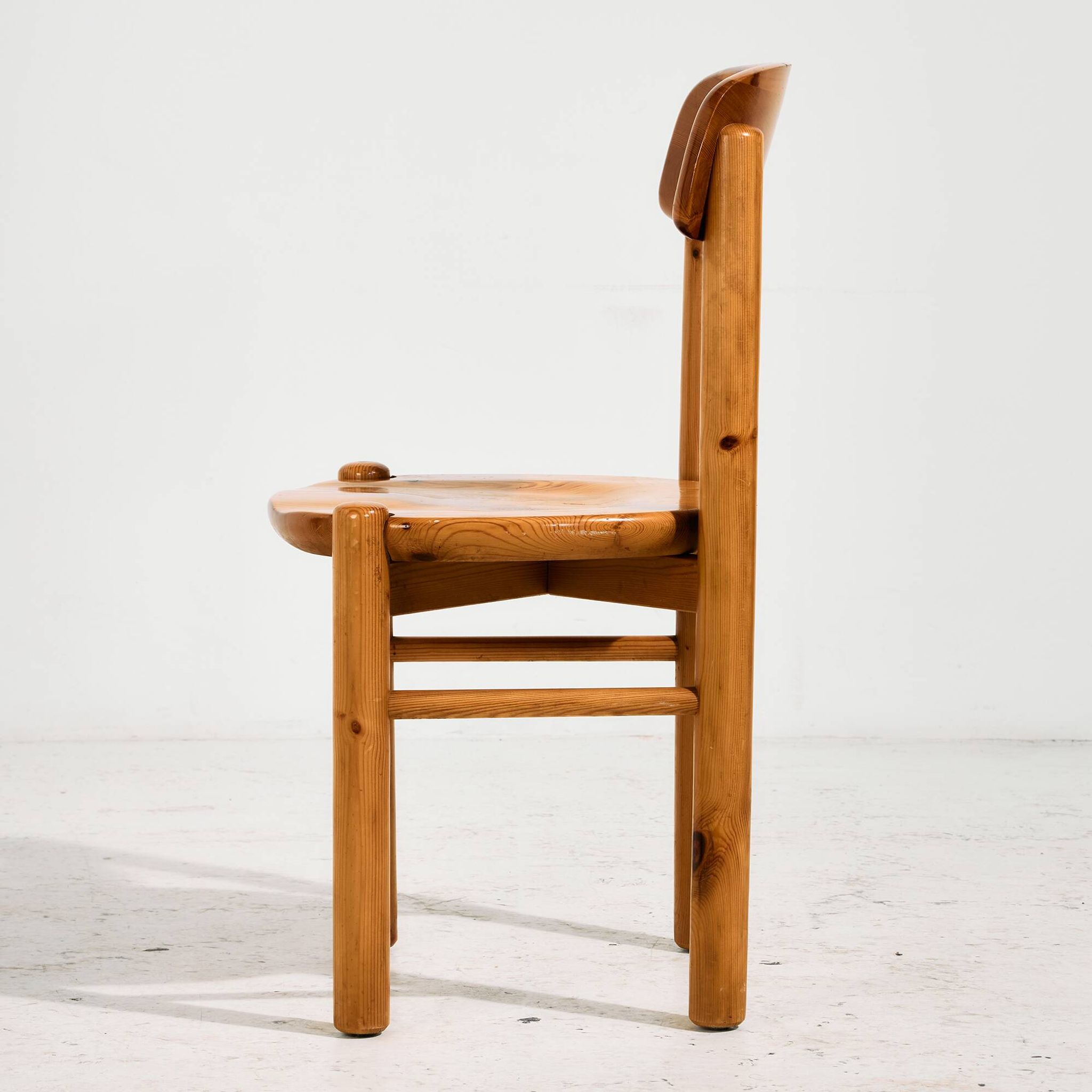 Pine dining chair by Rainer Daumiller for Hirtshals Savvaerk, set of 4