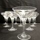Set of Twelve Crystal Martini Glasses by Christinenhutte, Germany
