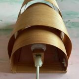 Mid-Century Modern Pine Veneer Wall Lamp by Translandia, Denmark 1960s