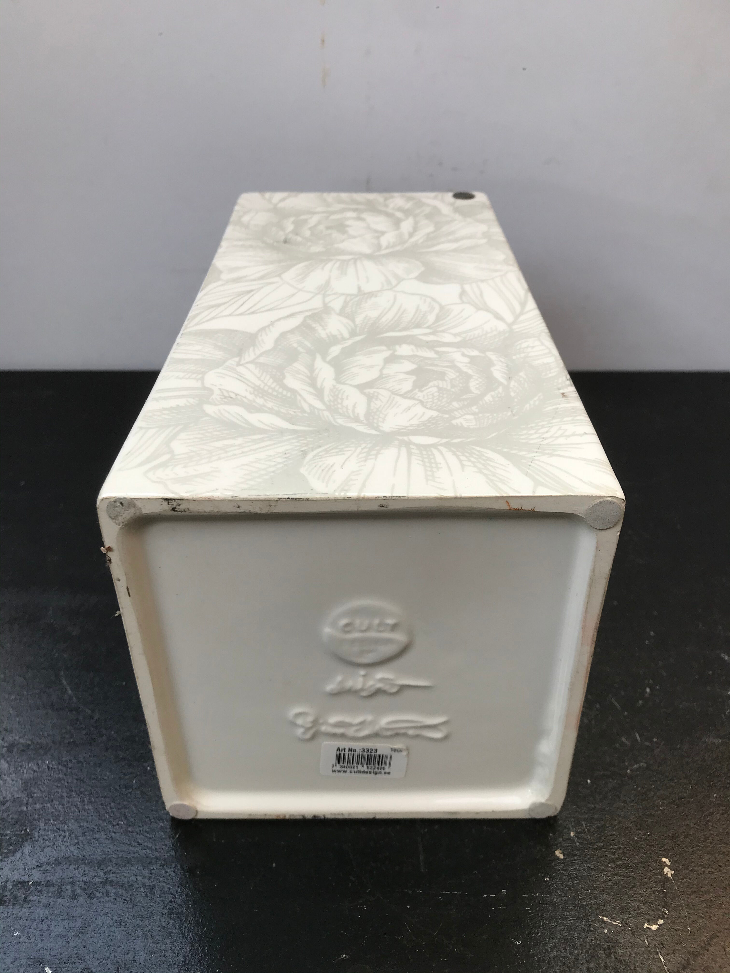 Ancient vase Cult design ceramics white