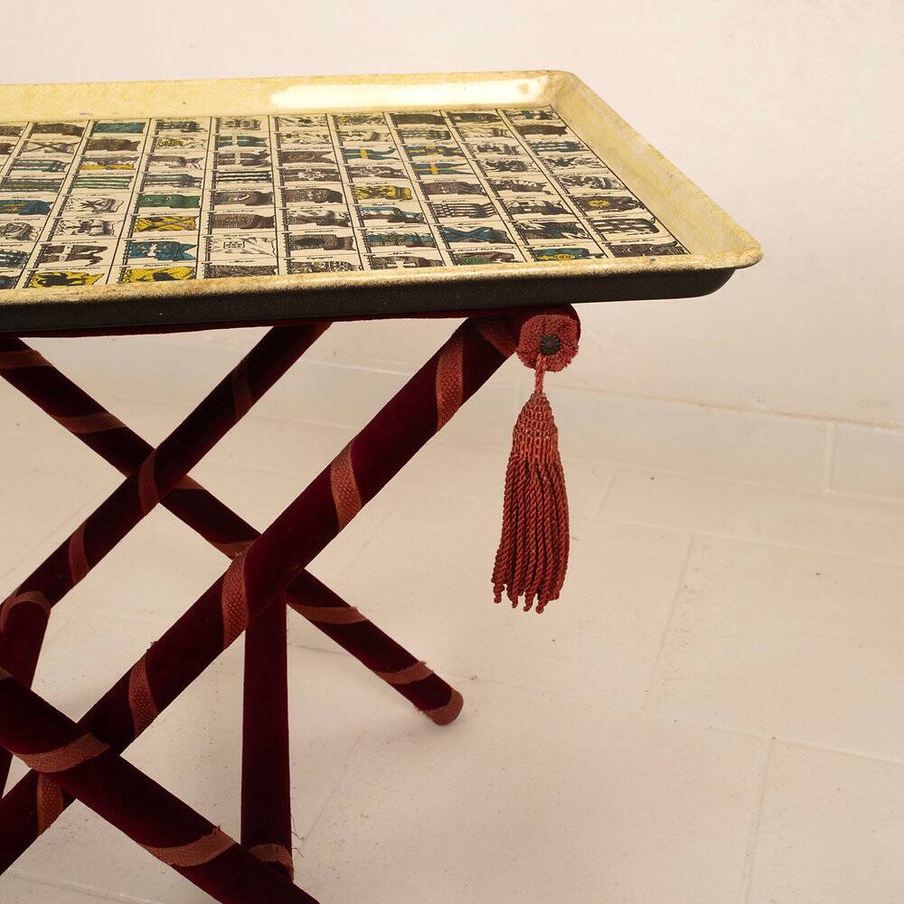 Heraldic tray table by Piero Fornasetti 1950
