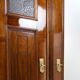 Art Nouveau wardrobe in walnut and pine - 1900-1915