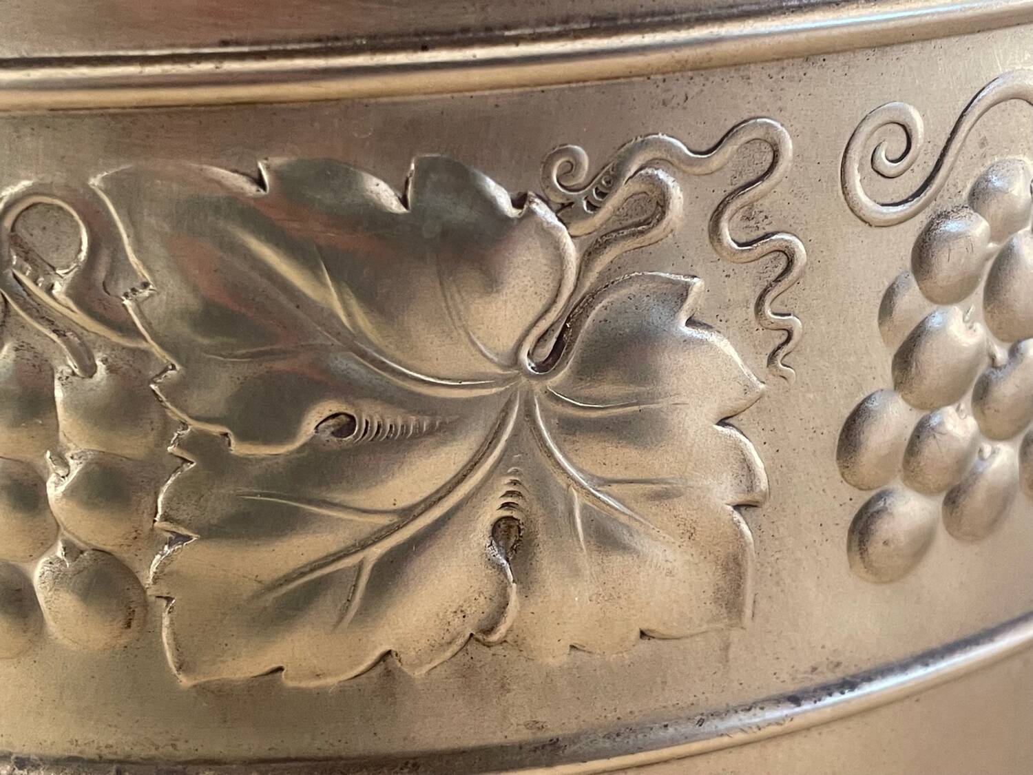 Antique brass umbrella stand