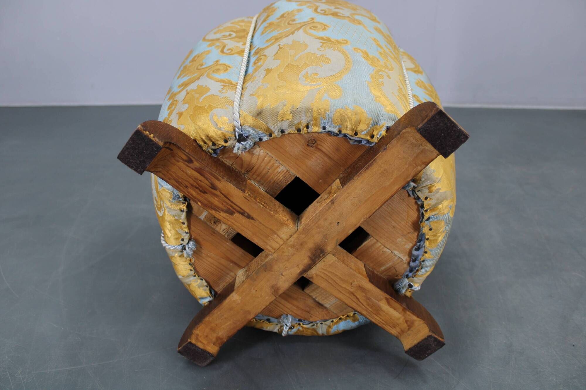 Tabouret Art Déco des années 1940, Tchécoslovaquie