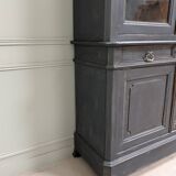 Louis-Philippe style black patina sideboard (restored)