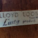 Lloyd loom bedside table