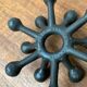 Brutalist Danish candle holder from the mid-century in cast iron by Jens H. Quistgaard.