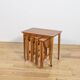 Mid-century Danish nesting tables by Poul Hundevad for Novy Domov, Czechoslovakia, 1960s, set of 5