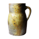 Large antique stoneware jug from Puisaye, pyritic, late 19th century.