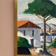 Swedish Oil on Panel – “Tree by the House” by L. Niklasson – Dated 1975 – V