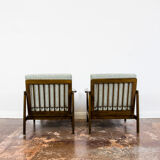 Pair of B-7522 armchairs by Zenon Bączyk 1960s