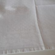 Nappe damasé et serviettes