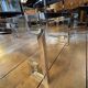 Table basse Belgo Chrome de style Hollywood Regency