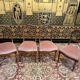 Set of 4 Napoleon III chairs with Jacob mahogany legs