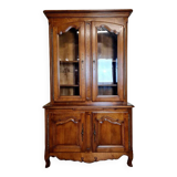 Vintage Rustic Bookcase In Solid Wood 20th Century