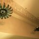 Set of 3 vintage vine leaf shaped pendant lights 1970s