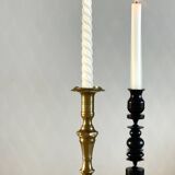 Scandinavian wooden candle holder,