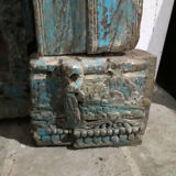 Indian door in old teak
