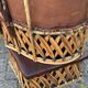 Vintage Mexican Equipale chairs and table