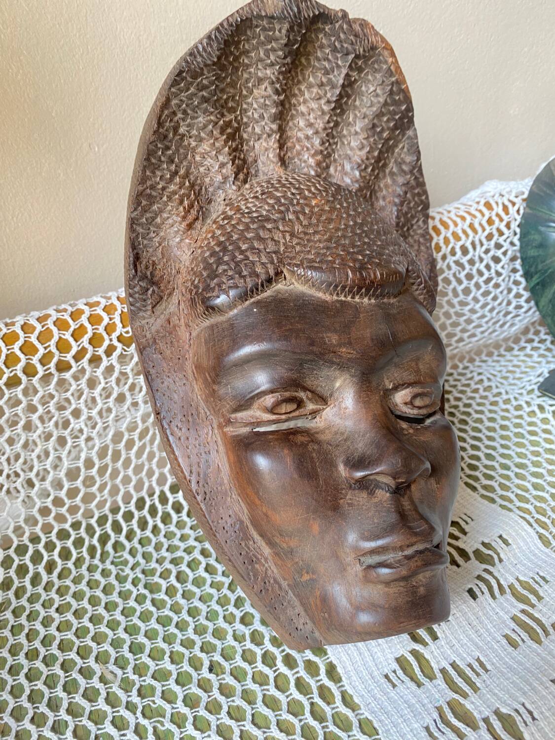Wooden tribal mask