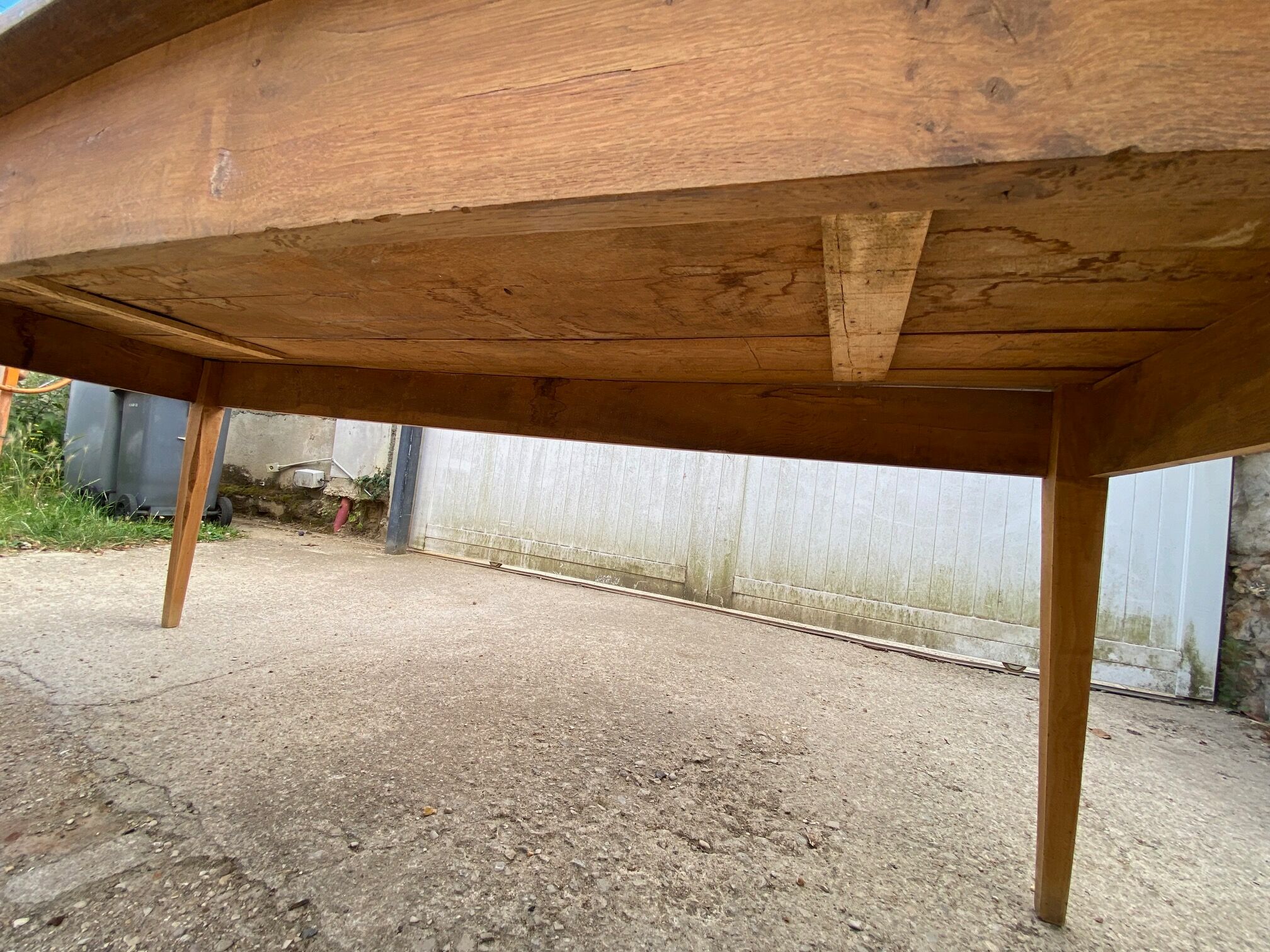 Solid oak farmhouse table 1900