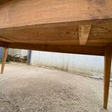 Solid oak farmhouse table 1900