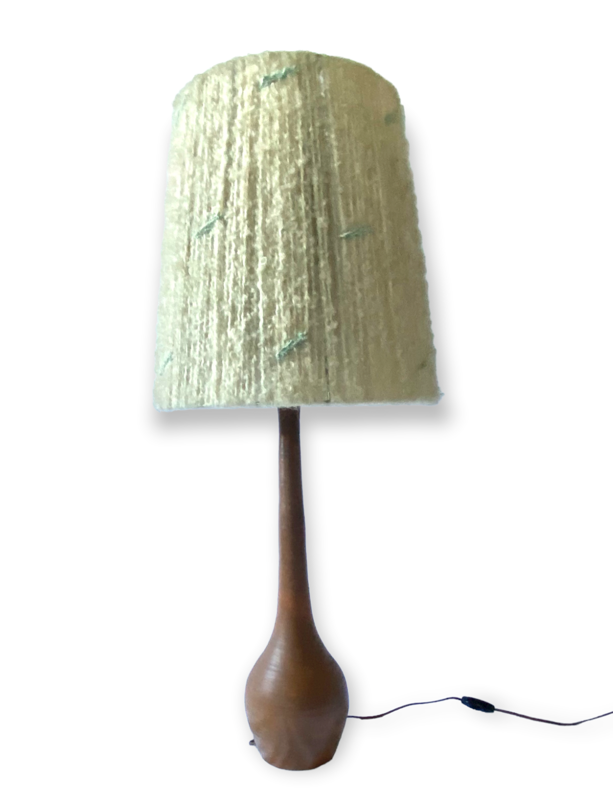 Mid-century earthenware table lamp, France 1950s