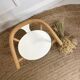 Fauteuil enfant type Baumann bois & blanc
