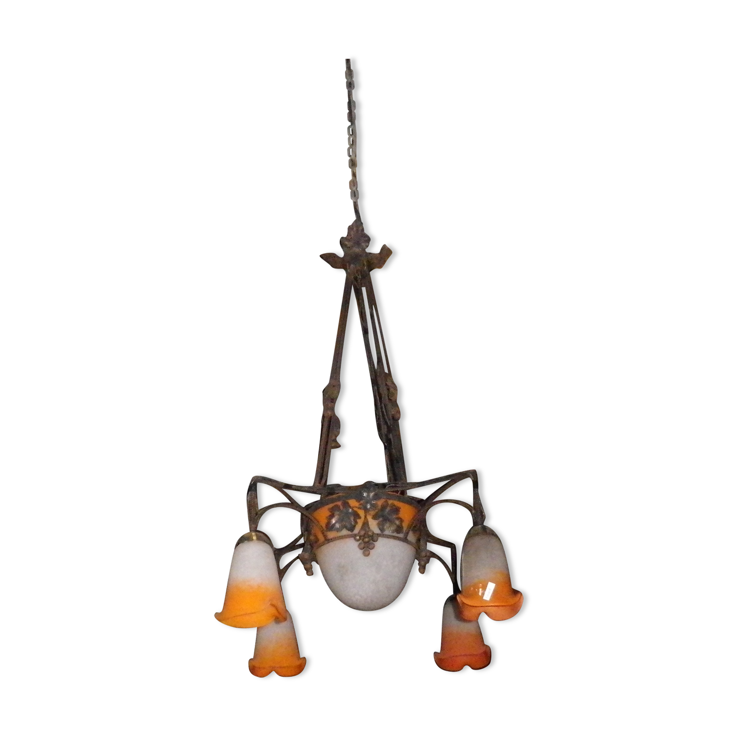 chandelier Rethondes glass paste