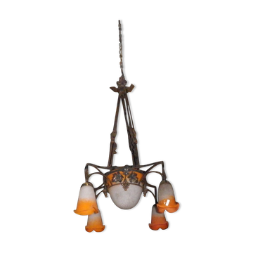 chandelier Rethondes glass paste