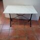 Table de bistrot dessus marbre