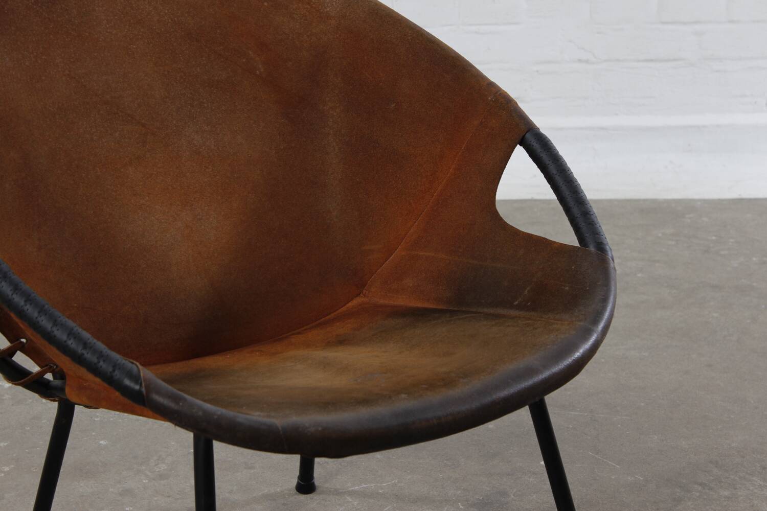 Chaise ballon vintage Lusch Mid Century Design 50er 60er
